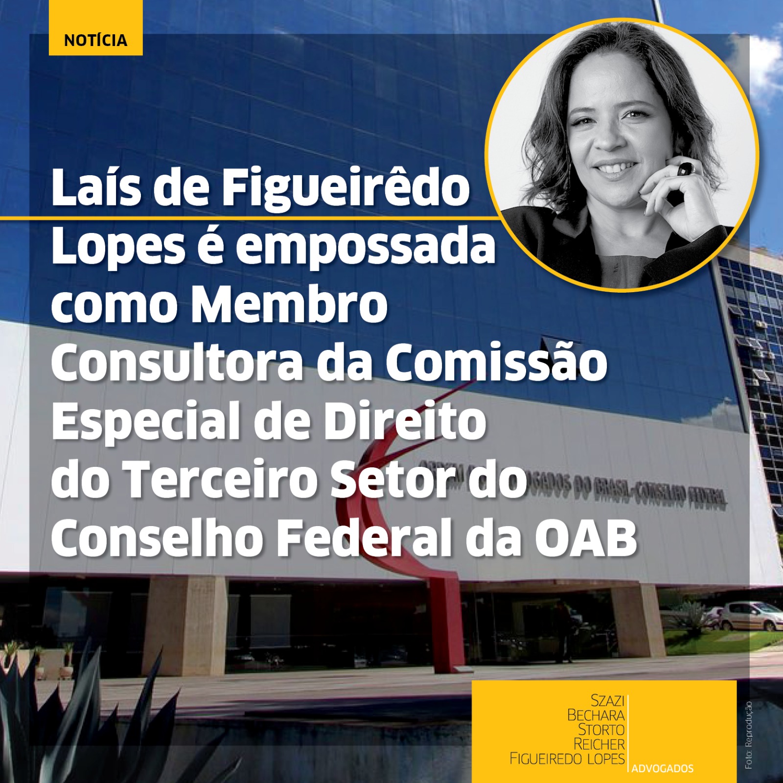 S Cia De Sbsa Foi Empossada Pelo Conselho Federal Da Oab Como Membro