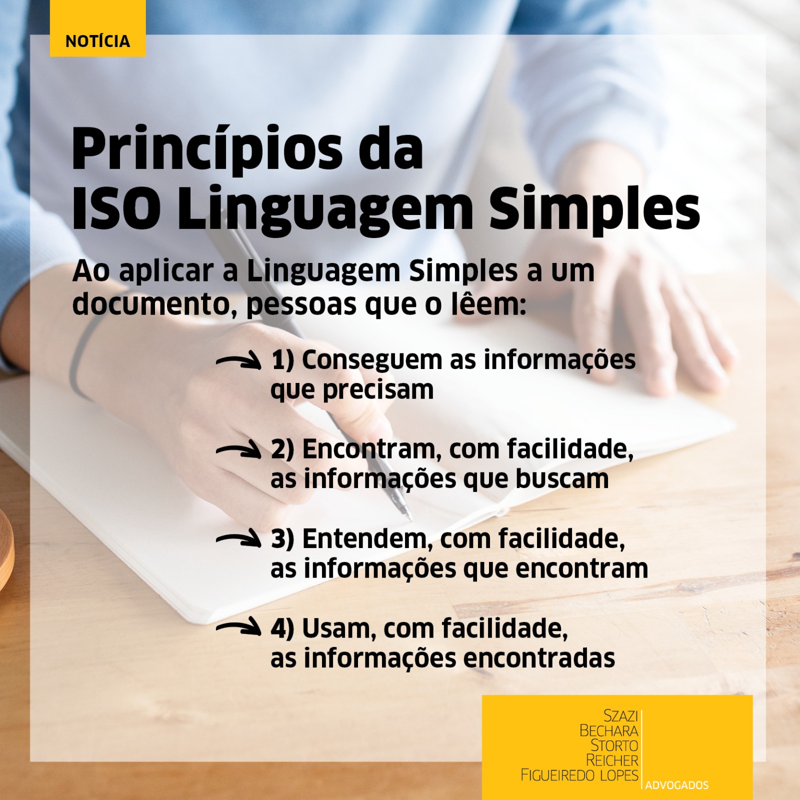 SBSA celebra o lançamento da ISO sobre linguagem simples SBSA