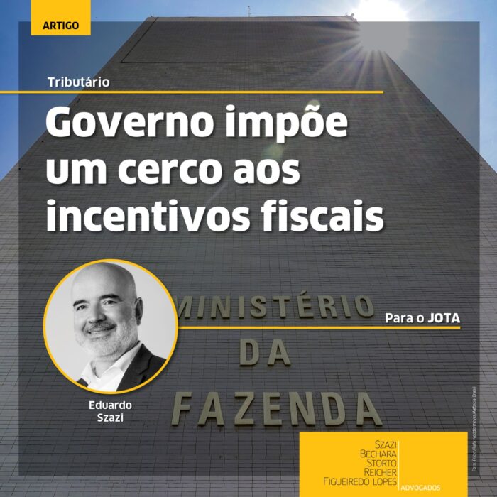 Ao fundo foto colorida do Ministério da Fazenda. Em primeiro plano, no canto inferior esquerdo e em moldura circular, foto em preto e branco de Eduardo.