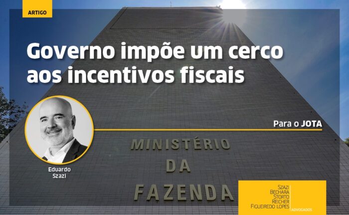 Ao fundo foto colorida do Ministério da Fazenda. Em primeiro plano, no canto inferior esquerdo e em moldura circular, foto em preto e branco de Eduardo.