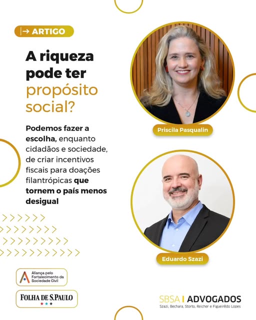 #paratodosverem Fundo branco com círculos e setas para a direita em amarelo. Em primeiro plano e em molduras circulares posicionadas verticalmente à direita, fotos coloridas de Priscila Pasqualin (acima) e Eduardo Szazi (abaixo).