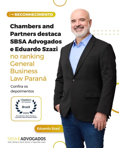 #paratodosverem Carrossel de imagens. Na capa, fundo branco com círculos amarelos, em primeiro plano e em plano médio foto colorida de Eduardo à direita com dizeres à esquerda. Nos demais quatro cards, fundo branco com círculos amarelos e ao centro quadrados e/ou retângulos em tons de azul e depoimentos de clientes escritos.